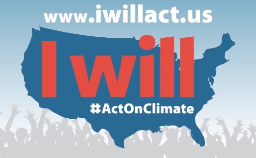 I will #ActOnClimate poster