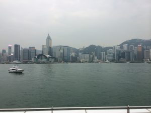 Hong Kong Island view from Kowloon