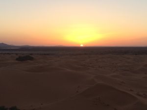 moroccan sunset