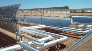 Solar thermal units at the NOOR plant