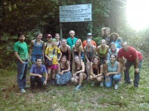 2015 students at Tapajos forest