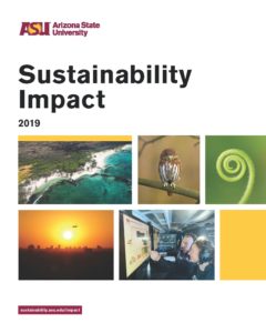 cover of 2019 sustainability impacts report