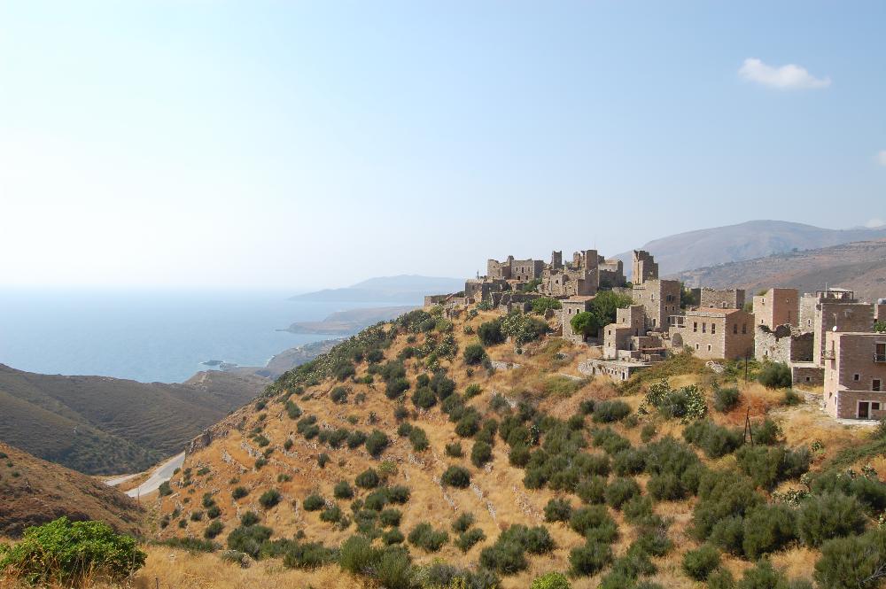 Picture of a hillside in Greece