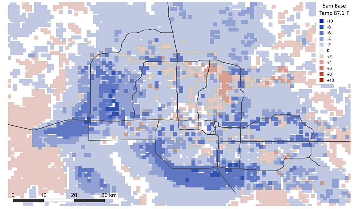 Almost-zero-waste Regional Heat Map